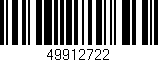 Código de barras (EAN, GTIN, SKU, ISBN): '49912722'