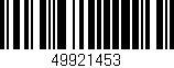 Código de barras (EAN, GTIN, SKU, ISBN): '49921453'