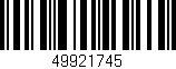 Código de barras (EAN, GTIN, SKU, ISBN): '49921745'