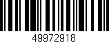 Código de barras (EAN, GTIN, SKU, ISBN): '49972918'