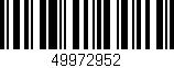 Código de barras (EAN, GTIN, SKU, ISBN): '49972952'