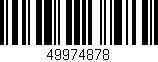 Código de barras (EAN, GTIN, SKU, ISBN): '49974878'