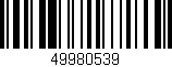 Código de barras (EAN, GTIN, SKU, ISBN): '49980539'