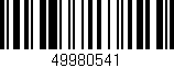 Código de barras (EAN, GTIN, SKU, ISBN): '49980541'