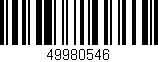 Código de barras (EAN, GTIN, SKU, ISBN): '49980546'