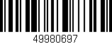 Código de barras (EAN, GTIN, SKU, ISBN): '49980697'