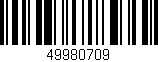 Código de barras (EAN, GTIN, SKU, ISBN): '49980709'