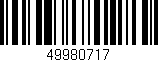 Código de barras (EAN, GTIN, SKU, ISBN): '49980717'