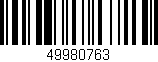 Código de barras (EAN, GTIN, SKU, ISBN): '49980763'