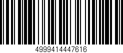 Código de barras (EAN, GTIN, SKU, ISBN): '4999414447616'