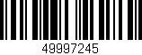 Código de barras (EAN, GTIN, SKU, ISBN): '49997245'