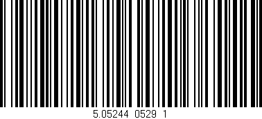 Código de barras (EAN, GTIN, SKU, ISBN): '5.05244_0529_1'