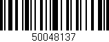 Código de barras (EAN, GTIN, SKU, ISBN): '50048137'