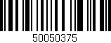 Código de barras (EAN, GTIN, SKU, ISBN): '50050375'