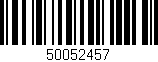 Código de barras (EAN, GTIN, SKU, ISBN): '50052457'