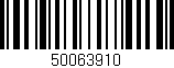 Código de barras (EAN, GTIN, SKU, ISBN): '50063910'