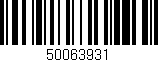 Código de barras (EAN, GTIN, SKU, ISBN): '50063931'