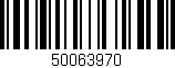 Código de barras (EAN, GTIN, SKU, ISBN): '50063970'