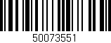 Código de barras (EAN, GTIN, SKU, ISBN): '50073551'