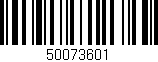 Código de barras (EAN, GTIN, SKU, ISBN): '50073601'