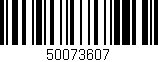 Código de barras (EAN, GTIN, SKU, ISBN): '50073607'