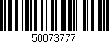 Código de barras (EAN, GTIN, SKU, ISBN): '50073777'