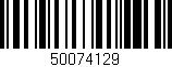 Código de barras (EAN, GTIN, SKU, ISBN): '50074129'