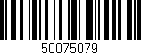 Código de barras (EAN, GTIN, SKU, ISBN): '50075079'