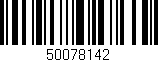 Código de barras (EAN, GTIN, SKU, ISBN): '50078142'