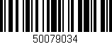 Código de barras (EAN, GTIN, SKU, ISBN): '50079034'