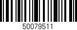 Código de barras (EAN, GTIN, SKU, ISBN): '50079511'