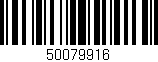 Código de barras (EAN, GTIN, SKU, ISBN): '50079916'