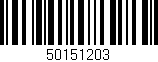 Código de barras (EAN, GTIN, SKU, ISBN): '50151203'