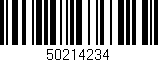 Código de barras (EAN, GTIN, SKU, ISBN): '50214234'