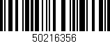 Código de barras (EAN, GTIN, SKU, ISBN): '50216356'
