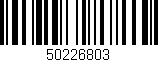 Código de barras (EAN, GTIN, SKU, ISBN): '50226803'