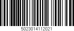 Código de barras (EAN, GTIN, SKU, ISBN): '5023014112021'