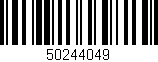 Código de barras (EAN, GTIN, SKU, ISBN): '50244049'