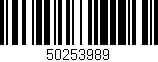 Código de barras (EAN, GTIN, SKU, ISBN): '50253989'