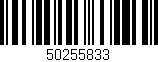 Código de barras (EAN, GTIN, SKU, ISBN): '50255833'