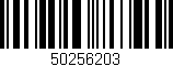 Código de barras (EAN, GTIN, SKU, ISBN): '50256203'