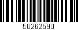 Código de barras (EAN, GTIN, SKU, ISBN): '50262590'