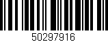 Código de barras (EAN, GTIN, SKU, ISBN): '50297916'
