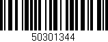 Código de barras (EAN, GTIN, SKU, ISBN): '50301344'