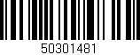Código de barras (EAN, GTIN, SKU, ISBN): '50301481'