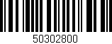 Código de barras (EAN, GTIN, SKU, ISBN): '50302800'