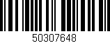 Código de barras (EAN, GTIN, SKU, ISBN): '50307648'