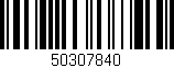 Código de barras (EAN, GTIN, SKU, ISBN): '50307840'