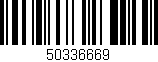 Código de barras (EAN, GTIN, SKU, ISBN): '50336669'