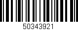 Código de barras (EAN, GTIN, SKU, ISBN): '50343921'